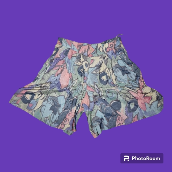 VINTAGE 80's flowy shorts - Picture 1 of 6